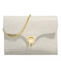 Coccinelle Beat Ostrich Gelso Crossbody Bag