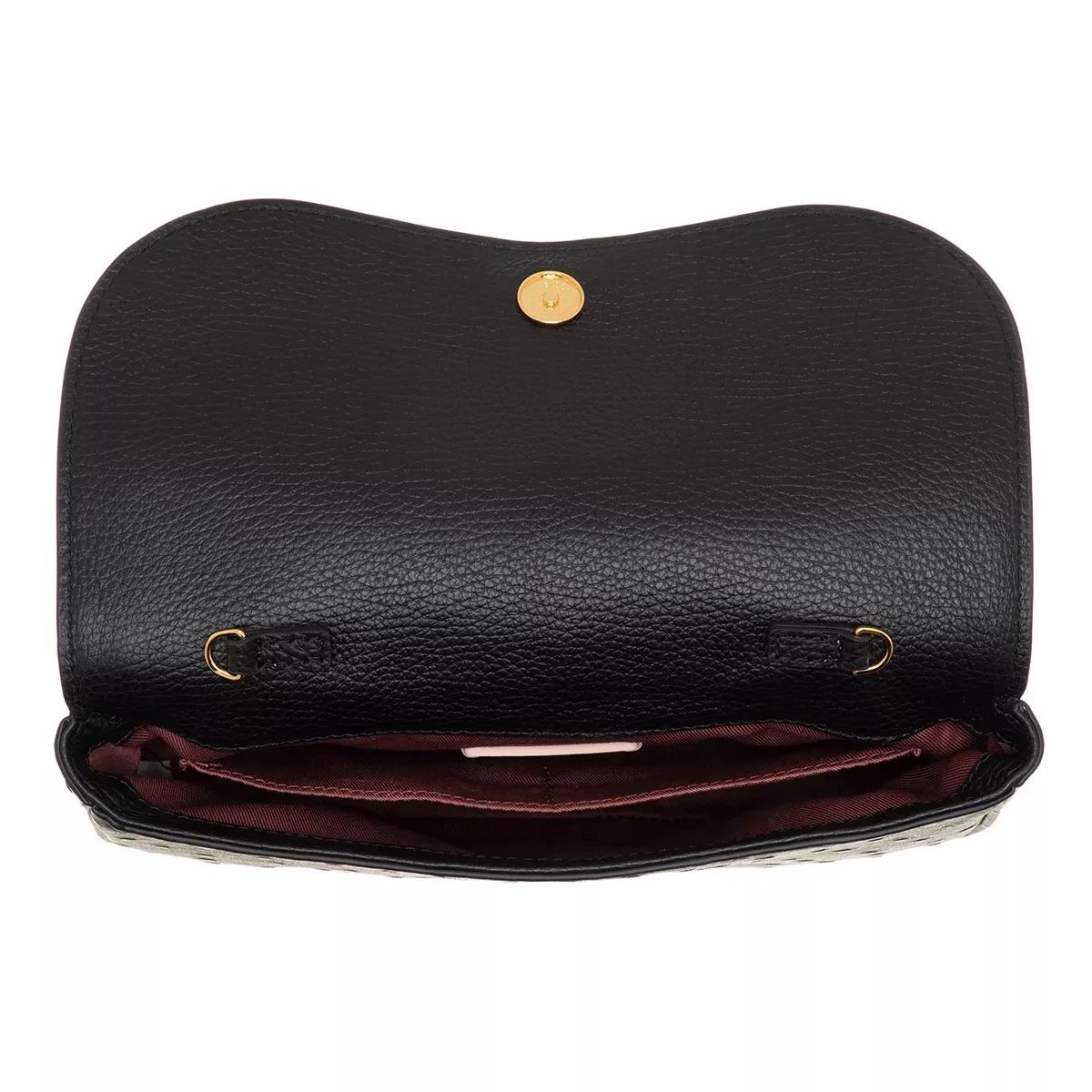 Coccinelle Magie Ostrich Noir Crossbody Bag – Bild 5