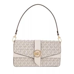 MICHAEL Michael Kors Greenwich Medium Convertible Shoulder Bag Van/Cream Crossbody Bag
