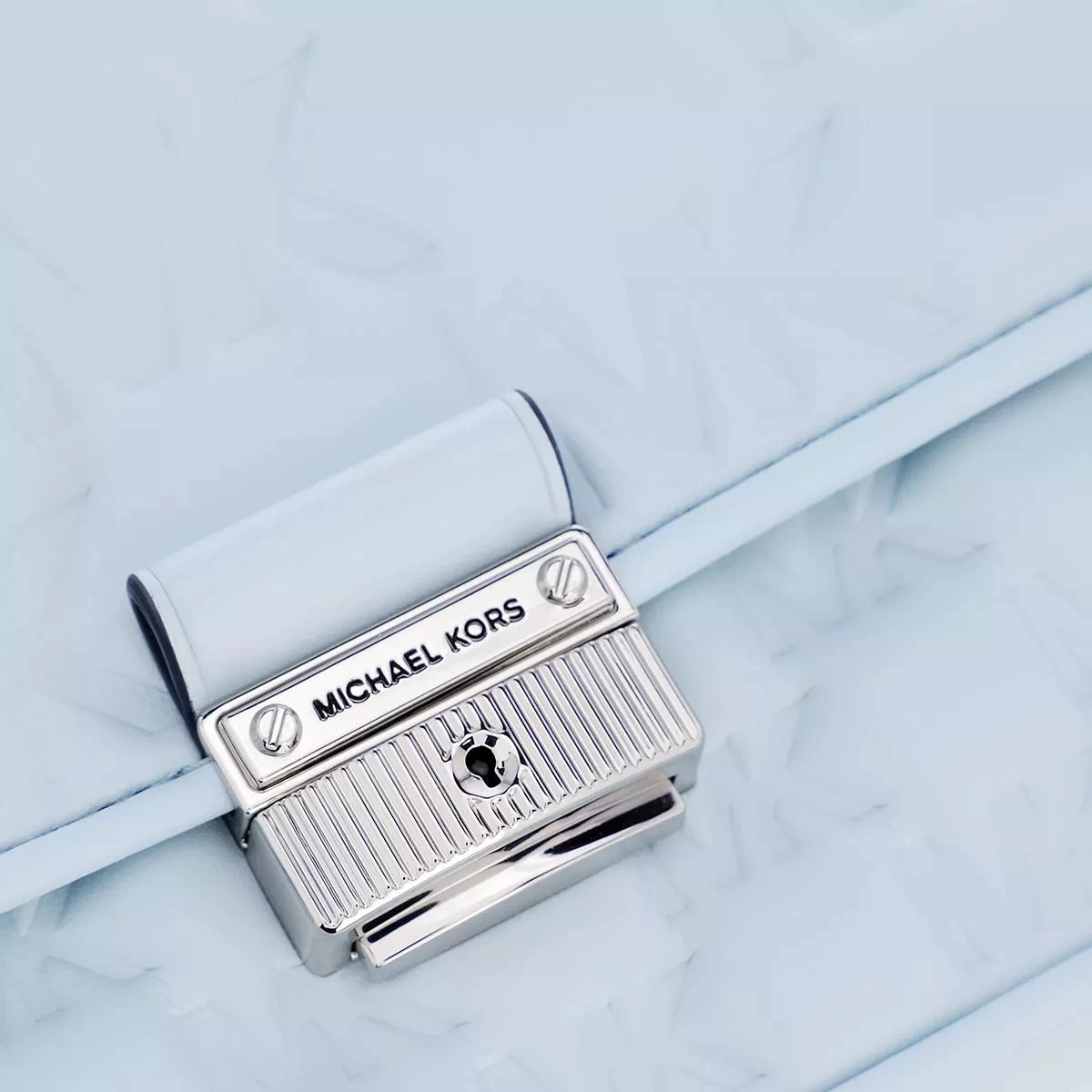 MICHAEL Michael Kors Bradshaw Small Convertible Shoulder Bag Soft Sky Satchel – Bild 5