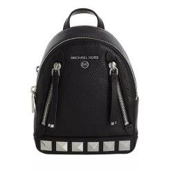 MICHAEL Michael Kors Brooklyn Extra Small Cnv Messenger Backpack Black Rucksack