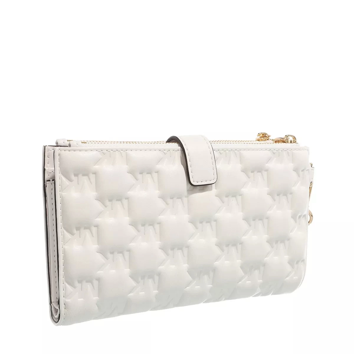 MICHAEL Michael Kors Jet Set Double Zip Wristlet Optic White Wristlet – Bild 3