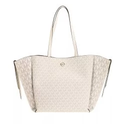 MICHAEL Michael Kors Freya Large Open Tote Bag Van/Cream Shopper