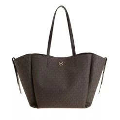 MICHAEL Michael Kors Freya Large Open Tote Bag Chocolate Shopper