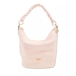 Guess Hassie Bucket Hobo Powder Pink Hobo Bag