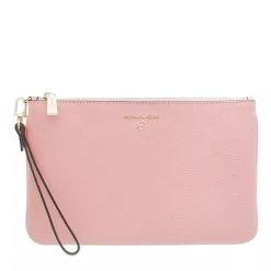 MICHAEL Michael Kors Jet Set Charm Large Tz Wristlet Smokey Rose Wristlet