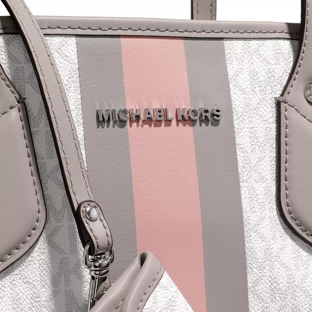 MICHAEL Michael Kors Large Tote Opticgrey Shopper – Bild 4