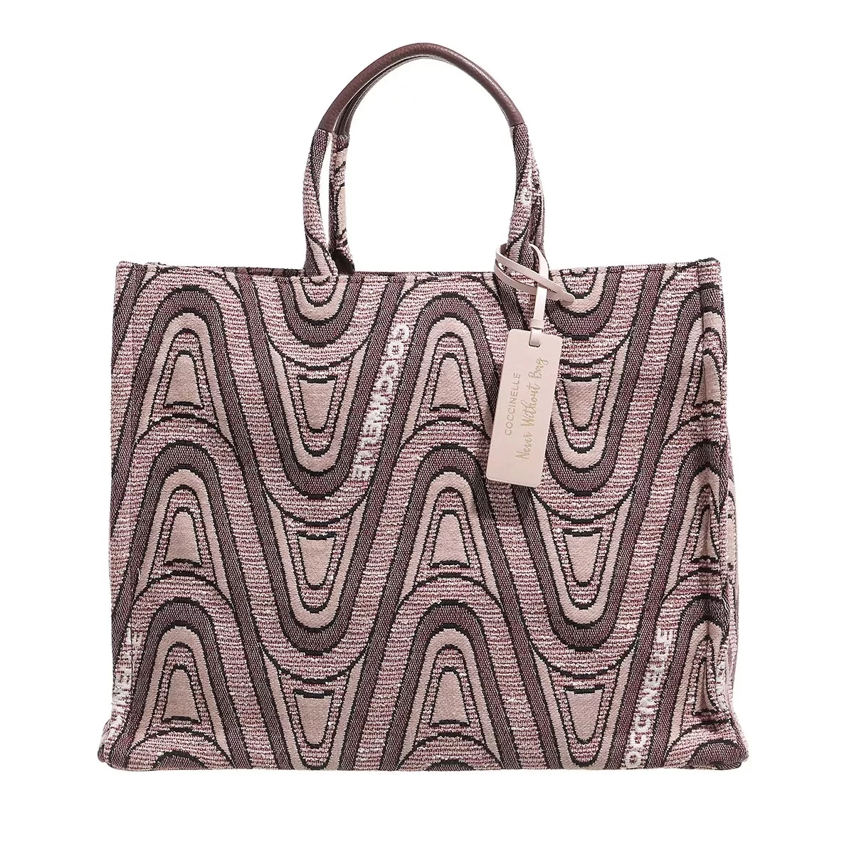 Coccinelle Never Without Waves Camel/Carru Tote