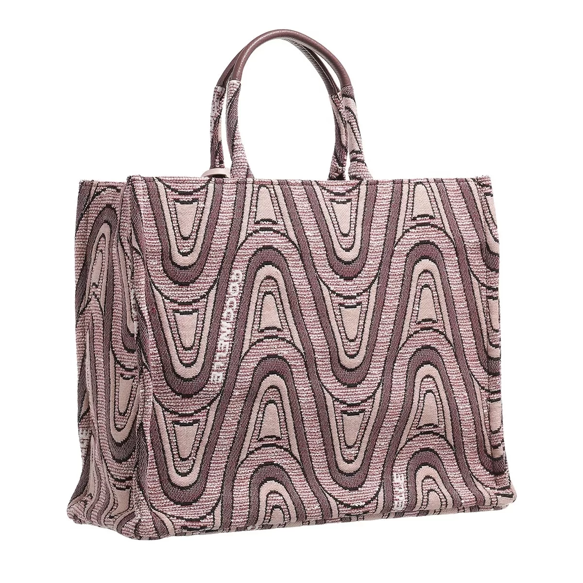 Coccinelle Never Without Waves Camel/Carru Tote – Bild 4