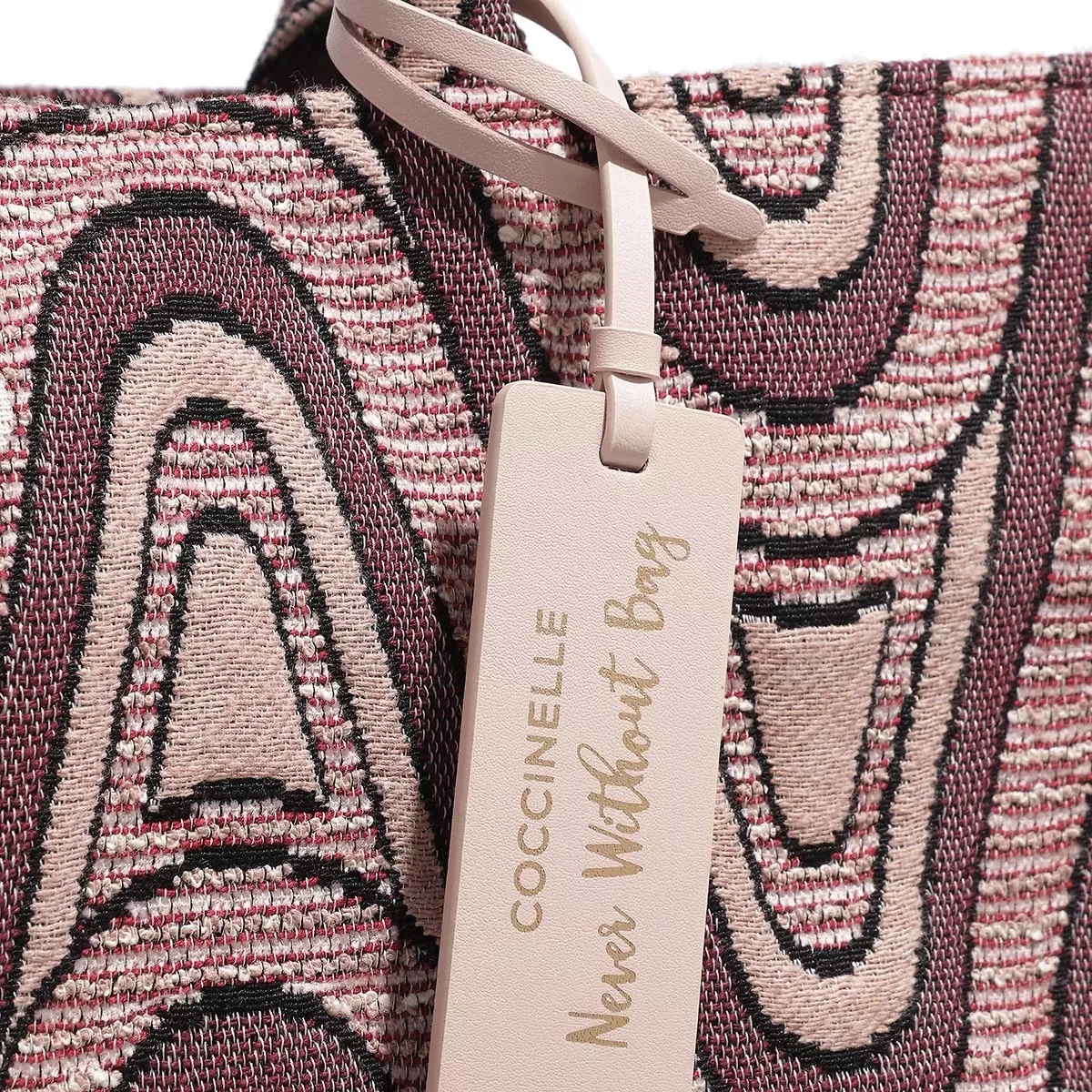 Coccinelle Never Without Waves Camel/Carru Tote – Bild 5