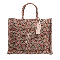 Coccinelle Never Without Waves Brule/Brule Tote