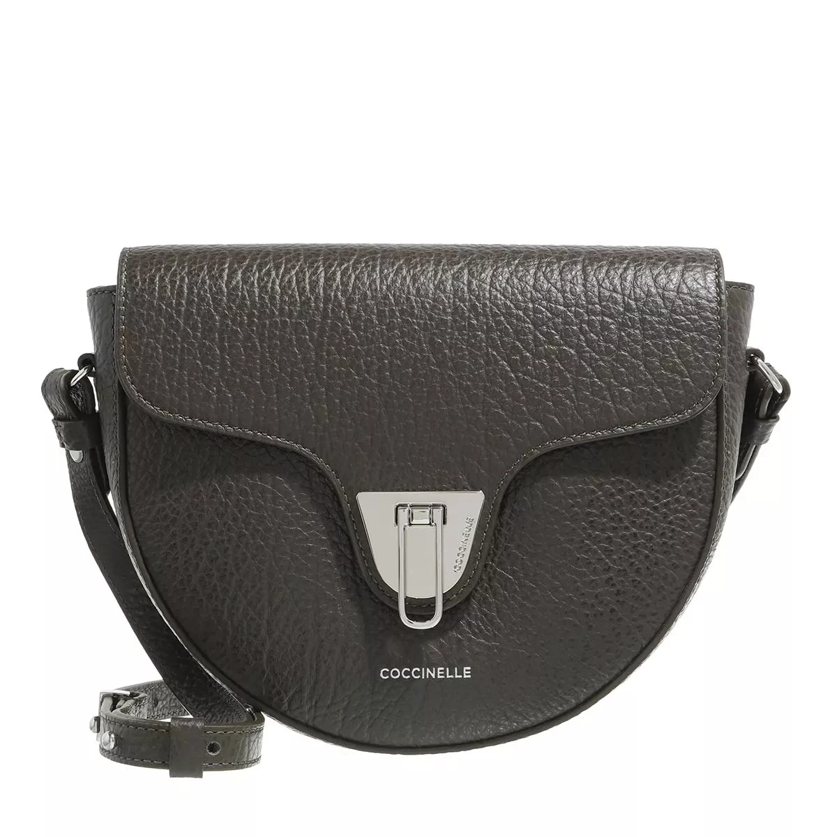 Coccinelle Beat Elephant Bark Crossbody Bag