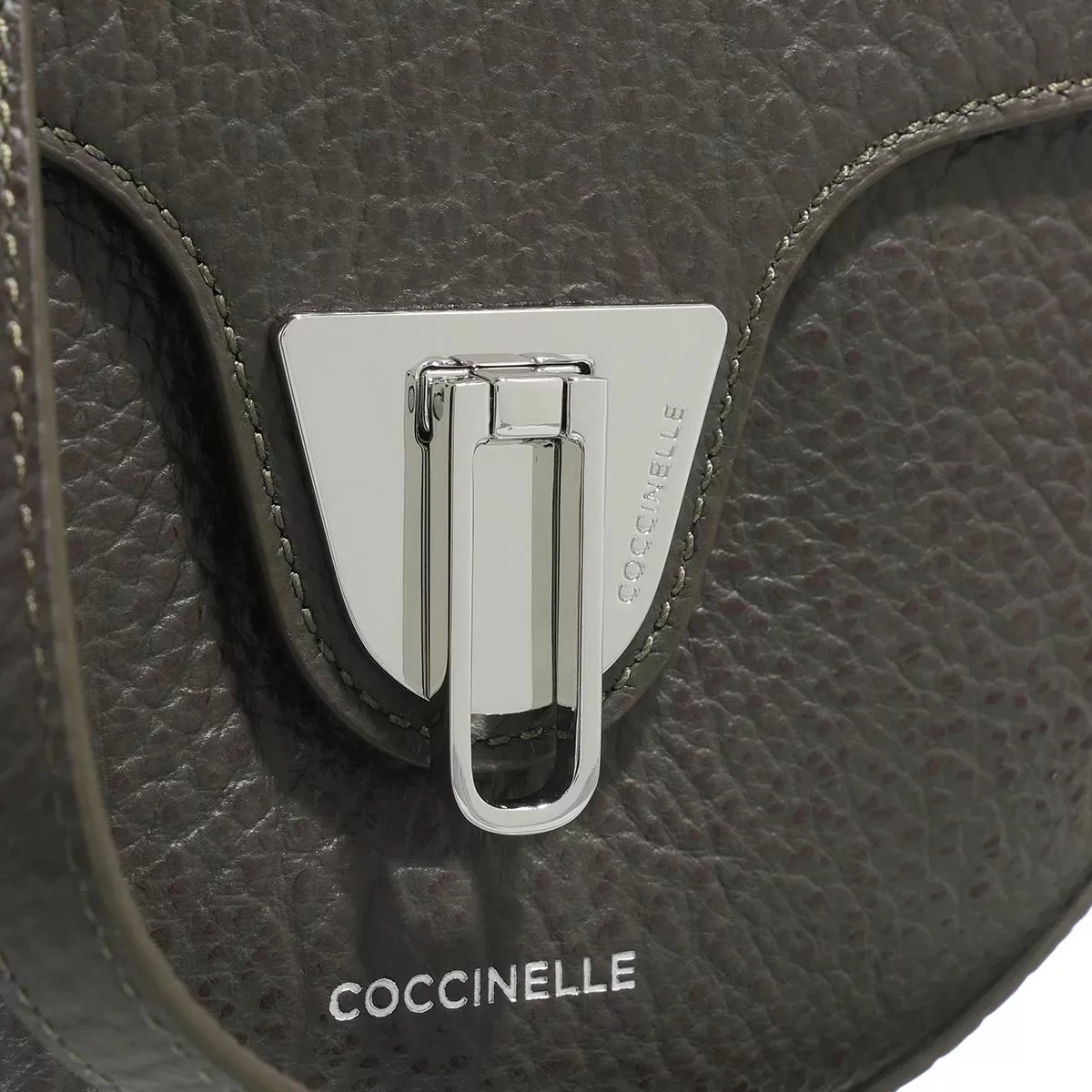 Coccinelle Beat Elephant Bark Crossbody Bag – Bild 4