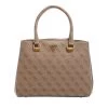 Guess Alexie Girlfriend Satchel Latte Logo Tote