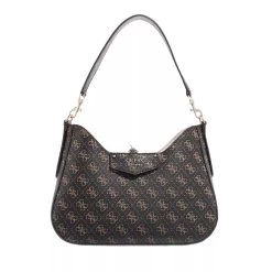 Guess Eco Brenton Hobo Brown Logo Hobo Bag