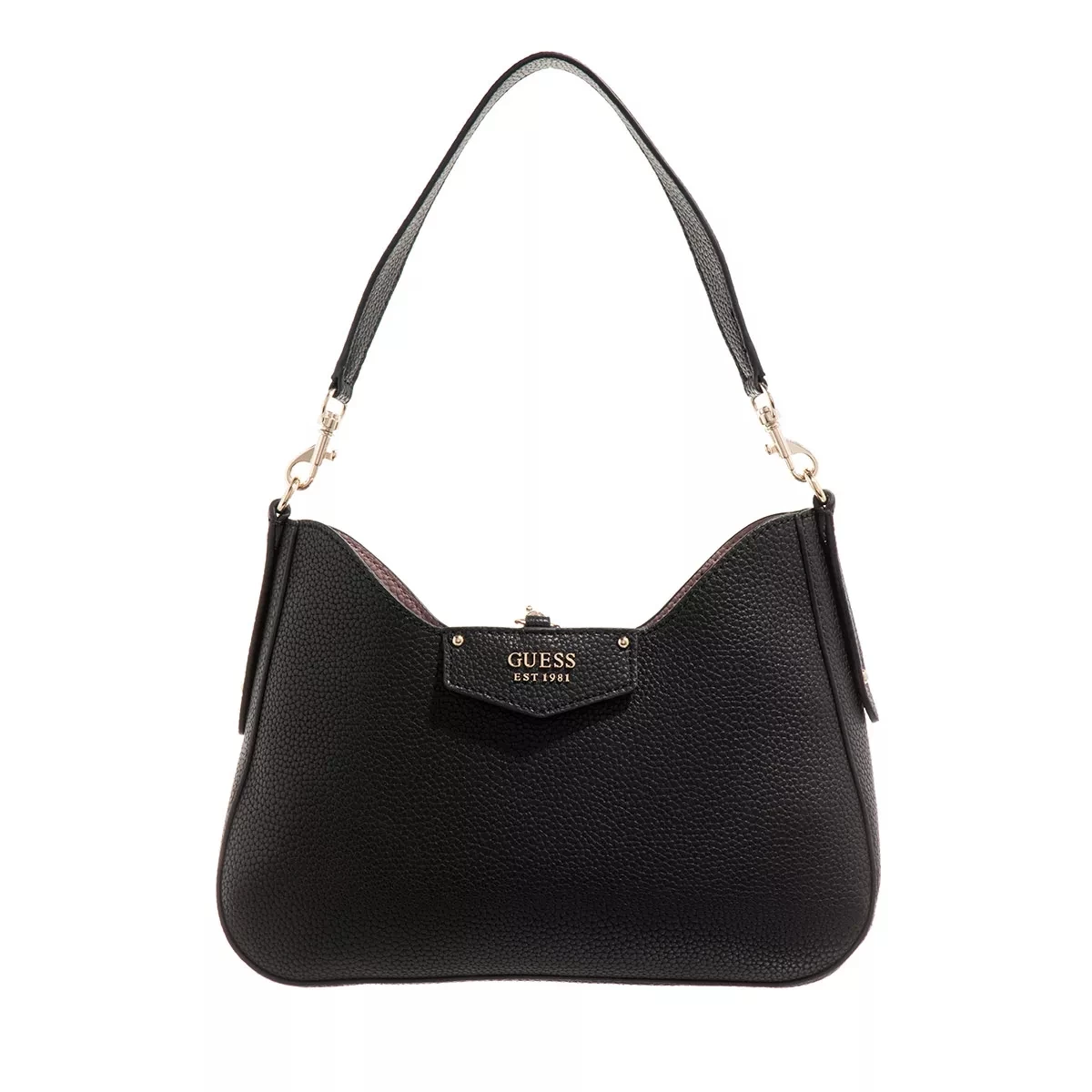 Guess Eco Brenton Hobo Black Hobo Bag