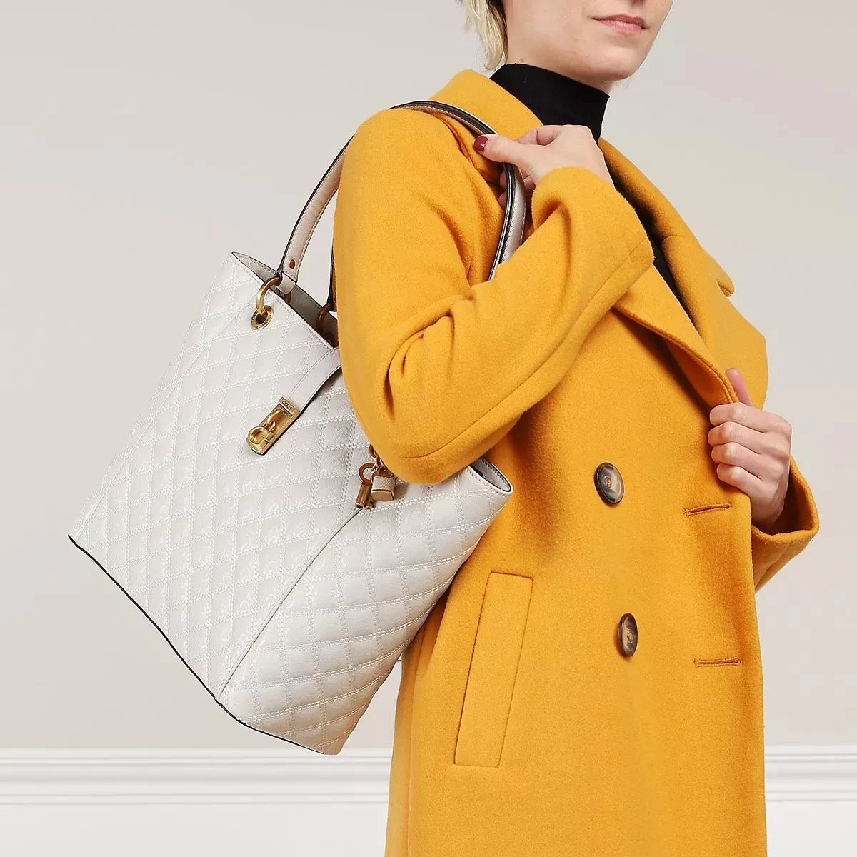 Guess Noelle Elite Tote Stone Tote – Bild 2