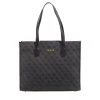 Guess Silvana Shopping Bag Coal Logo Shopper