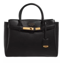 Guess Enisa High Society Satchel Black Tote