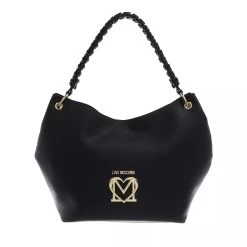 LOVE MOSCHINO Borsa Pu Nero Hobo Bag