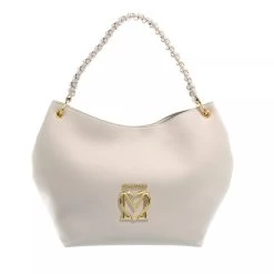 LOVE MOSCHINO Borsa Pu Avorio Hobo Bag