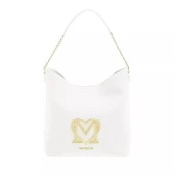LOVE MOSCHINO Borsa Pu Bianco Hobo Bag
