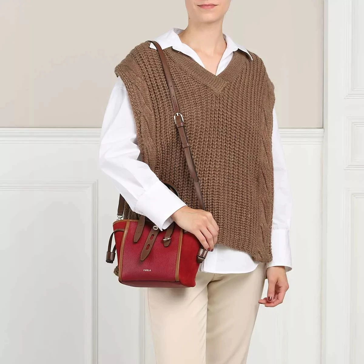 FURLA NET MINI TOTE Toni Ciliegia Tote – Bild 3