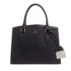 FURLA MAGNOLIA M TOTE E/W 28.5 Nero Praline Perla Tote