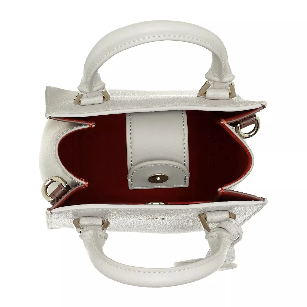 FURLA MAGNOLIA MINI TOTE Perla Marmo Praline Minitasche – Bild 6