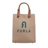 FURLA VARSITY STYLE MINI TOTE Greige Jasper Tote