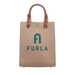 FURLA VARSITY STYLE MINI TOTE Greige Jasper Tote