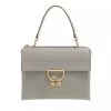 Coccinelle Arlettis Satchel Bag Stone Satchel