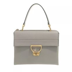 Coccinelle Arlettis Satchel Bag Stone Satchel