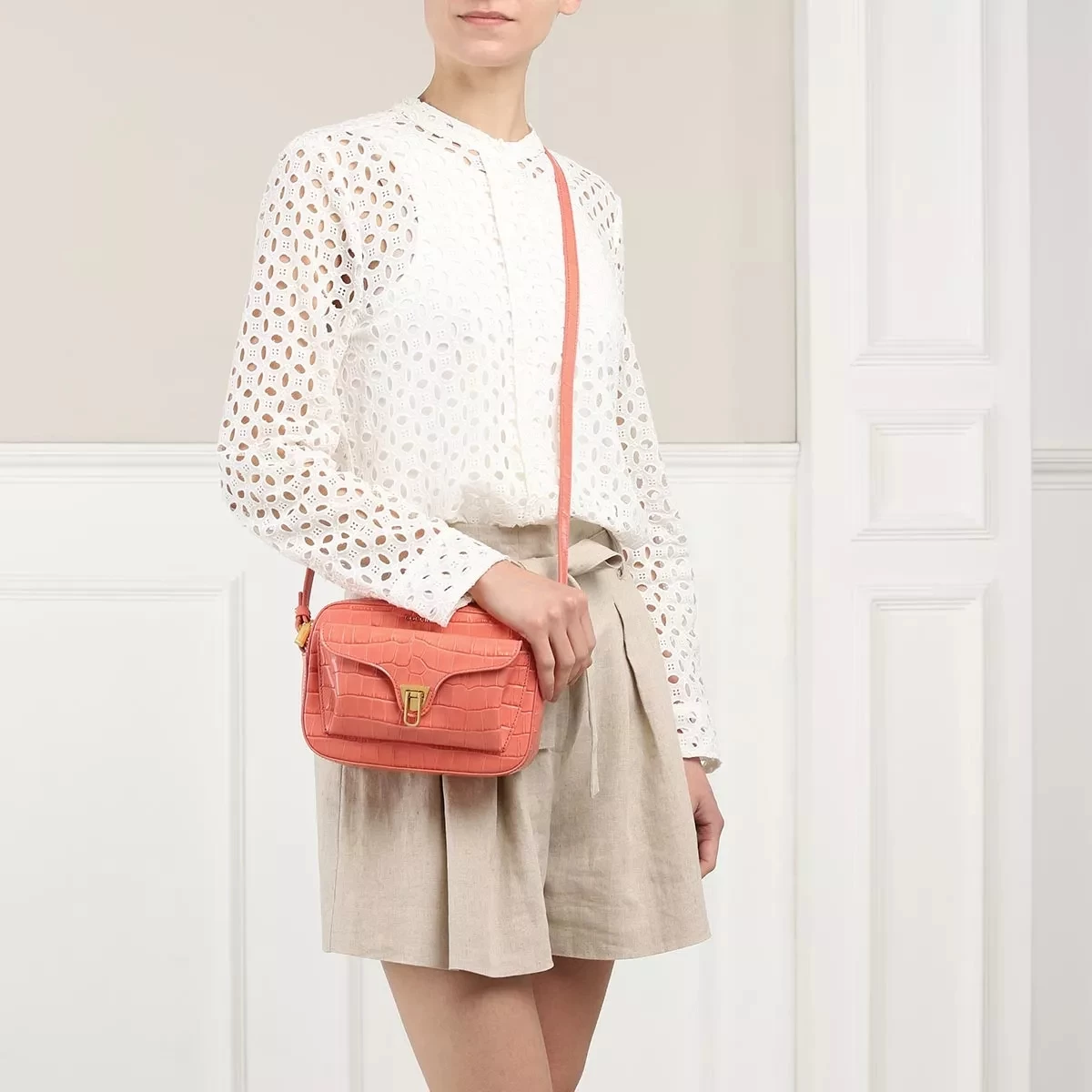 Coccinelle Beat Cro.Sh.S. Crossbody Bag Geranium Crossbody Bag – Bild 2