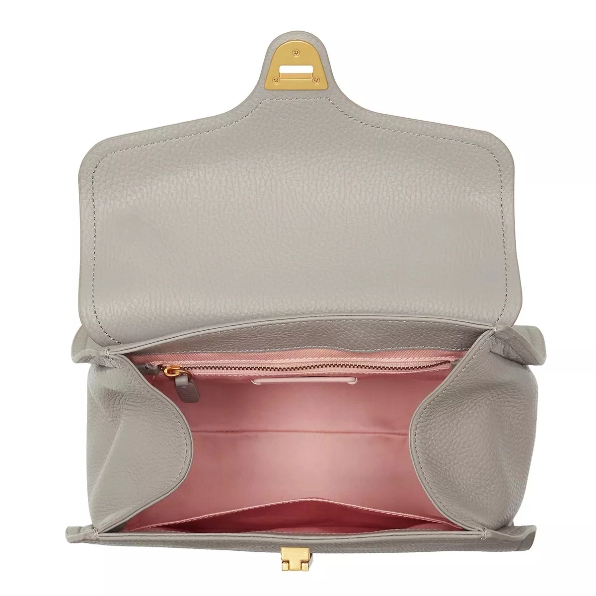 Coccinelle Marvin Satchel Bag Stone Crossbody Bag – Bild 6