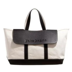 Palm Angels Pa Cabas Black White Shopper