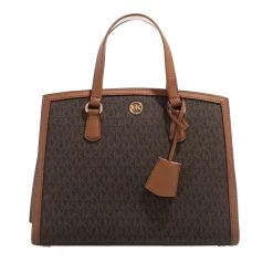 MICHAEL Michael Kors Chantal Medium Satchel Brn Acorn Tote