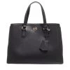 MICHAEL Michael Kors Chantal Medium Satchel Black Tote