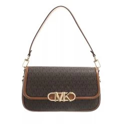 MICHAEL Michael Kors Parker Medium Convertible Pouchette Shoulder Brn Acorn Crossbody Bag
