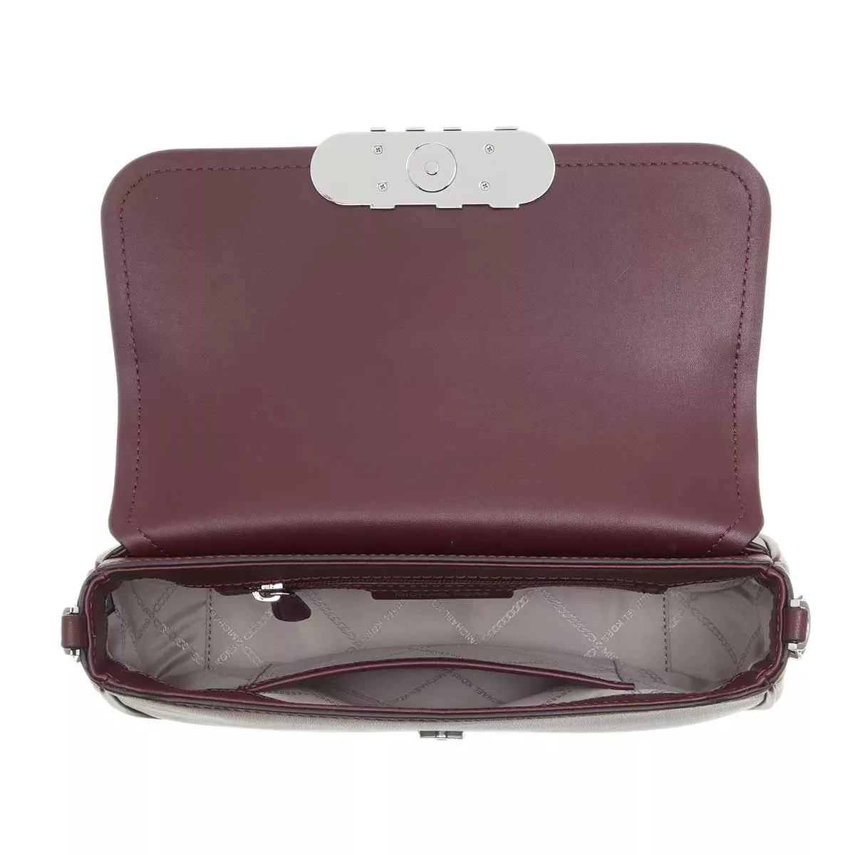 MICHAEL Michael Kors Medium Pouchette Shoulder Merlot Pochette – Bild 5