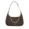 MICHAEL Michael Kors Piper Small Pouchette Brn Acorn Hobo Bag