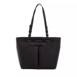 MICHAEL Michael Kors Tumbled Pebble Black Shopper