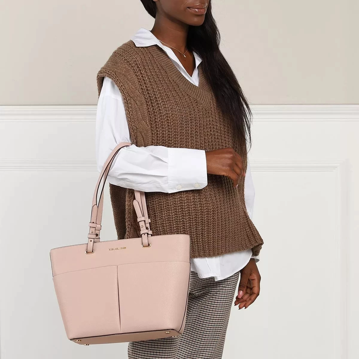 MICHAEL Michael Kors Tumbled Pebble Soft Pink Shopper – Bild 2