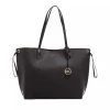 MICHAEL Michael Kors Double Sided Saffiano Backing Black Shopper