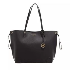 MICHAEL Michael Kors Double Sided Saffiano Backing Black Shopper