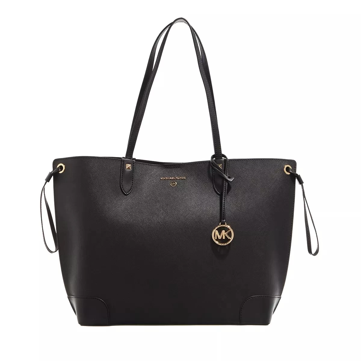 MICHAEL Michael Kors Double Sided Saffiano Backing Black Shopper