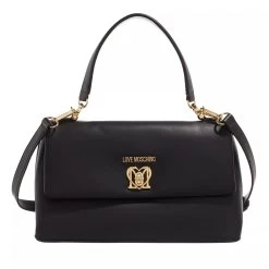 LOVE MOSCHINO Borsa Turn Lock Pu Nero Satchel