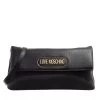 LOVE MOSCHINO Borsa Rectangular Plaque Pu Nero Crossbody Bag