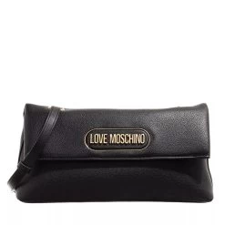 LOVE MOSCHINO Borsa Rectangular Plaque Pu Nero Crossbody Bag