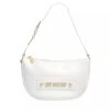 LOVE MOSCHINO Borsa Big Logo Croco Pu Offwhite Hobo Bag